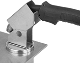 Image of ProductInUse. Front orientation. Welding Torch Holders. MIG Gun Holders.