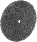 Image of Product. Aluminum Oxide (Unthreaded Arbor Hole). Front orientation. Aluminum Oxide Abrasive. Arbor Mount, Discs, Surface Conditioning, Unthreaded Arbor Hole.