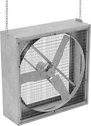 Image of ProductInUse. Front orientation. Fans. Hanging Box Fans.