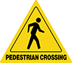 Image of Product. Front orientation. Signs. High-Traffic Projected Signs, Pedestrian Crossing (English).