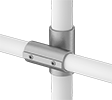 Image of ProductInUse. Front orientation. Slip-On Framing and Fittings. Aluminum Slip-On Framing and Fittings, Through-Hole Reducers.