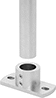 Image of ProductInUse. Front orientation. Slip-On Framing and Fittings. Aluminum Slip-On Framing and Fittings, Rail Mounts, Oval.