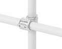 Image of ProductInUse. Front orientation. Slip-On Framing and Fittings. Aluminum Slip-On Framing and Fittings, Through-Hole Connectors, Crossover.