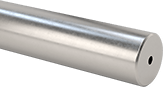 Image of Product. Front orientation. Tungsten. Tungsten Carbide, C2 Carbide, Rods with Coolant Hole.