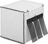 Image of Product. Front orientation. Sandpaper. Clog- and Water-Resistant Sanding Roll Assortments for Soft Metals, Plastic, and Rubber.