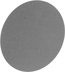 Image of Product. Front orientation. Sanding Discs. Adhesive-Back Sanding Discs for Stainless Steel and Hard Metals.