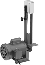 Image of Product. For One Sanding Belt. Front orientation. For 1 Belt. Stationary Belt Sanders.