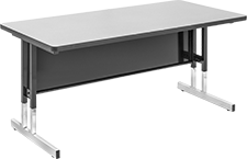 Image of Product. Front orientation. Tables. Adjustable-Height Laminate-Top Tables, Style B.