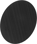 Image of Product. Front. Front orientation. Backup Pads. Uniform Finish, Hook and Loop Mount.
