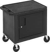 Image of Product. Style C. Front orientation. Carts. Carts with Outlet Strips, Style C.