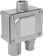 Image of Product. Style D. Top orientation. Pressure Switches. Pressure Switches, Screw-Terminal Wire Connection, Style D.