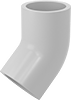 UV-Resistant Standard-Wall Plastic Pipe Fittings for Water