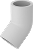 UV-Resistant Standard-Wall Plastic Pipe Fittings for Water