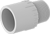 UV-Resistant Standard-Wall Plastic Pipe Fittings for Water