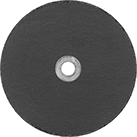 Image of Product. Front orientation. Cutoff Wheels. Contaminant-Free Straight Grinder Cutoff Wheels for Stainless Steel.