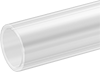 Clear-View Thick-Wall Plastic Pipe Nipples and Pipe for Water