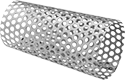 Image of Product. Style B. Front orientation. Strainer Screens. Medium-Pressure Stainless Steel Y-Strainer Screens, Perforated, Style B.