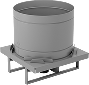 Image of Product. Front orientation. Exhaust Fans. Hazardous Location Upblast Roof-Mount Exhaust Fans.