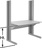 Image of Product. Front orientation. Contains Annotated. Desks. Adjustable-Height Desks, Complete Units.
