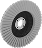 Arbor-Mount Flap Sanding Discs for Stainless Steel and Hard Metals