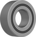 Image of Product. Front orientation. Ball Bearings. One-Way-Locking Ball Bearings, Sealed.