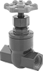 Plastic Threaded Flow-Adjustment Valves