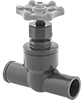 Plastic Socket-Connect Flow-Adjustment Valves