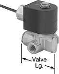 Image of Product. Front orientation. Contains Annotated. Solenoid On/Off Valves. Solenoid On/Off Valves for Fuel Oil.