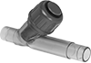 Clear-View Socket-Connect Check Valves