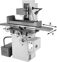 Image of Product. Front orientation. Contains Annotated. Surface Grinders.