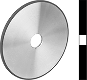Image of Product. Front orientation. Contains MultipleImages. Grinding Wheels. Toolroom Grinding Wheels for Hardened Steel, Straight Grinding Wheel.