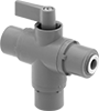 Diverting Valves with Push-to-Connect Fittings