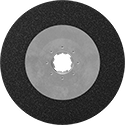 Image of Product. Side1 orientation. Cutoff Wheels. Quick-Change Angle Grinder Cutoff Wheels for Metal, Type 27 Grinding Wheel.