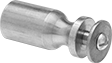 Image of Product. Front orientation. Motor Shaft Arbors. Tapered Motor Shaft Arbors for Abrasive Wheels and Brushes.