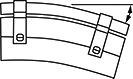 Image of Attribute. Front orientation. Contains Annotated. Modular Mini Chain Belt Conveyors, Decline Conveyors.