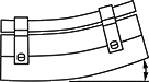 Image of Attribute. Front orientation. Contains Annotated. Modular Mini Chain Belt Conveyors, Incline Conveyors.