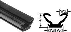 Image of Product. Front orientation. Contains Annotated, MultipleImages. Edge Seals. Channel-Mount Edge Seals.