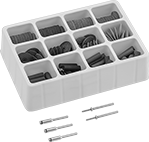 Image of Product. Front orientation. Grinding Bits. Rubber-Cushioned Abrasive Grinding Bit Sets for Metals.