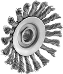 Image of Product. Front orientation. Cup and End Brushes. Cup Brushes for Angles and Corners.