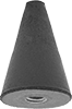 Rubber-Cushioned Abrasive Grinding Bits without Shank for Metals 