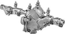Image of Product. Front orientation. Backflow-Prevention Valves. Easy-Maintenance Threaded Two-Stage Backflow-Prevention Valves for Drinking Water, Reduced Pressure Zone.
