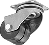 Low-Profile Casters with Phenolic Wheels