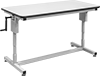 Hand-Crank Adjustable-Height Tables