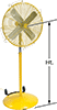 High-Visibility Pedestal Fans