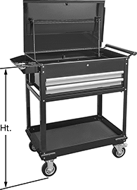 Image of Product. Front orientation. Contains Annotated. Workbenches. Cabinet Workbenches, Style B.