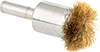 Low-Scratch End Brushes with Shank for Open-End Holes