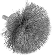 Image of Product. Front orientation. Cup and End Brushes. Low-Scratch End Brushes with Shank for Closed-End Holes.