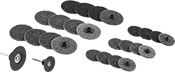 Image of Product. Front orientation. Sanding Discs. Nylon Mesh Quick-Change Sanding Disc Assortments.