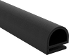 High-Temperature Hollow Foam Rubber Surface-Mount Edge Seals