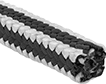Image of Product. Front orientation. Packing Seals. Heat-Dissipating Abrasion- and Chemical-Resistant Packing Seals.